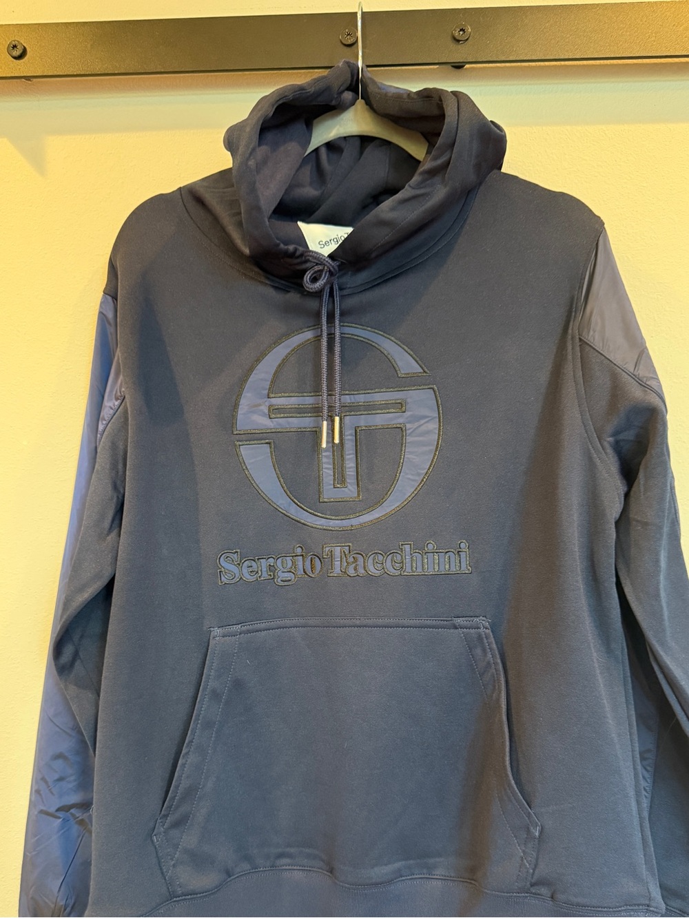 Sergio Tacchini Navy Logo Hoodie